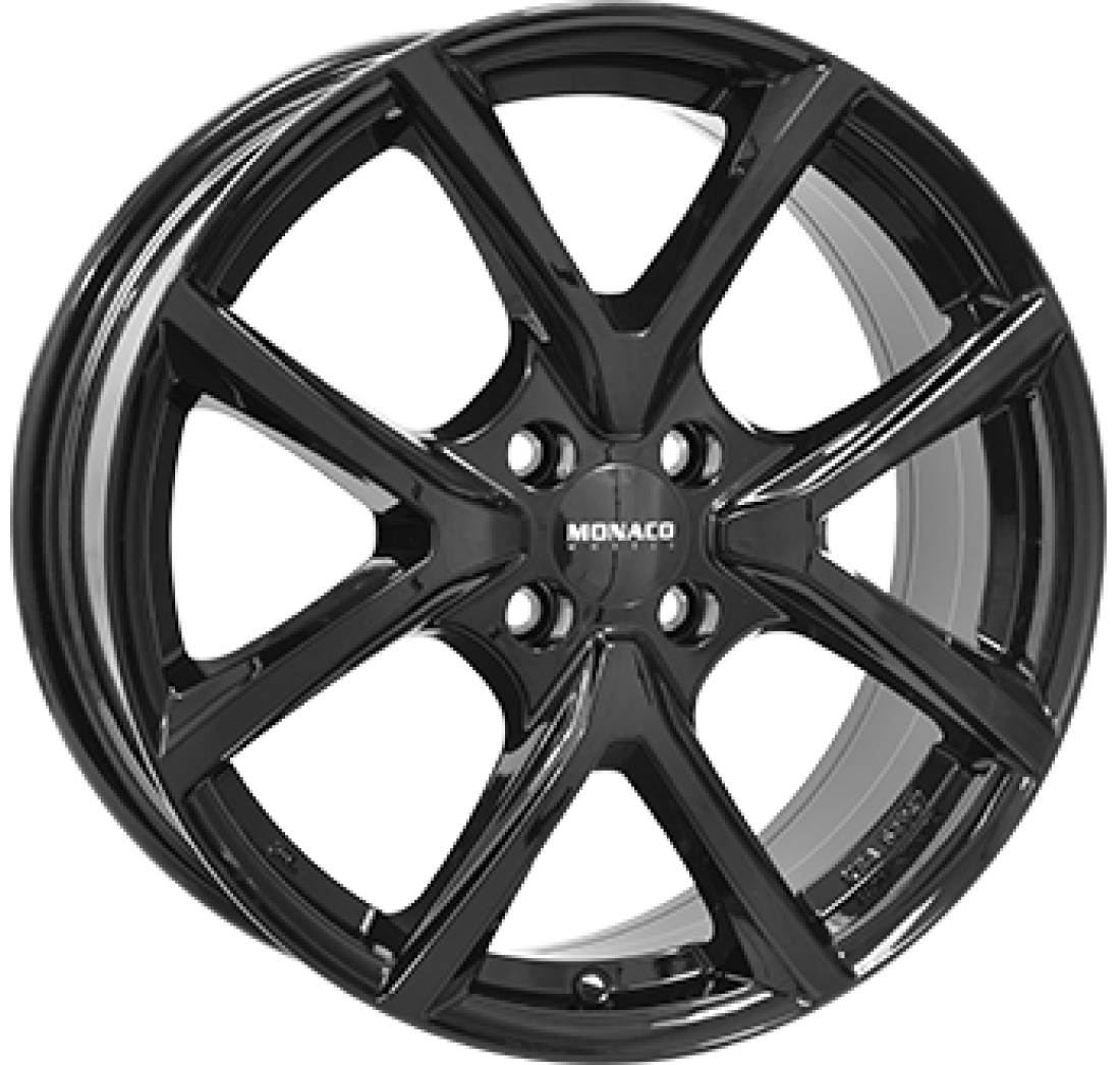 6,5X16 MONACO WHEELS CL2 4/108   ET45 CH63,4 6,5 16 45 4X108 MONACO WHEELS 2 63,4 Gloss Black