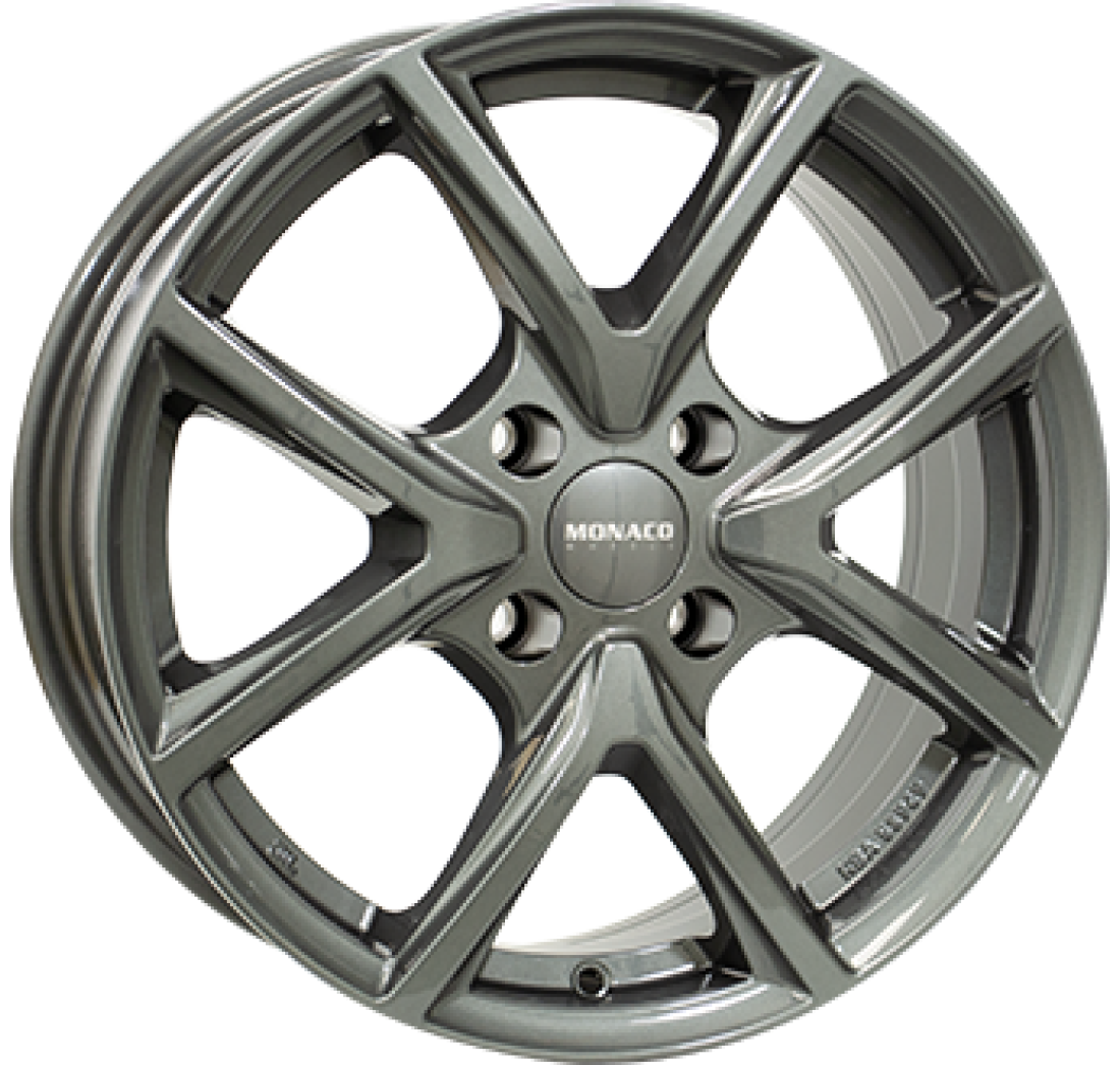 6,5X16 MONACO WHEELS CL2 4/108   ET38 CH65,1 6,5 16 38 4X108 MONACO WHEELS 2 65,1 Anthracite Dark