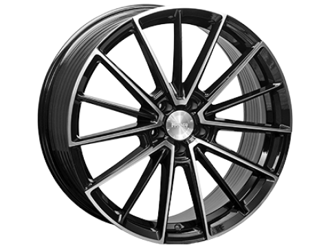 8,5X19 MONACO WHEELS FF1 5/114,3 ET40 CH67,1 8,5 19 40 5X114 MONACO WHEELS 67,1 Gloss Black / Polished