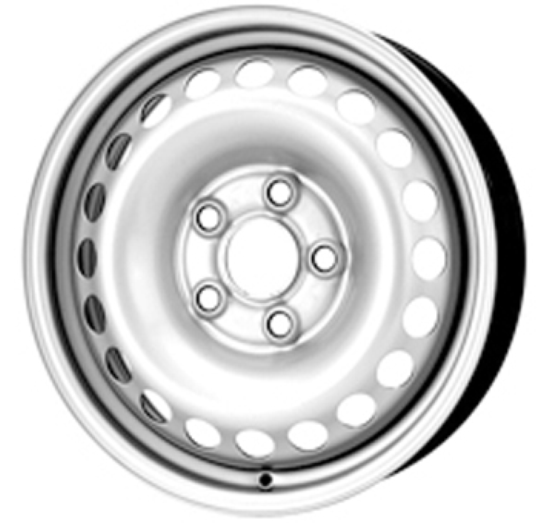 6,5X16 MW STEEL 16055 5/120   ET51   CH65,1 Silver
