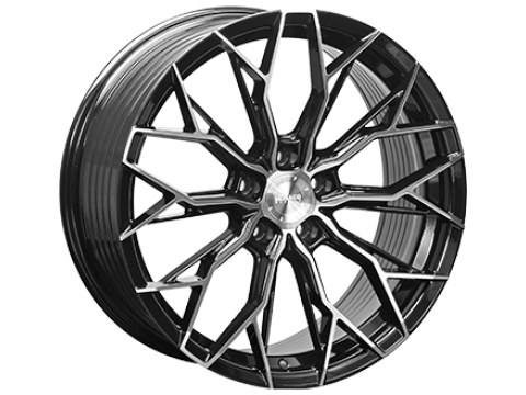 8,5X19 MONACO WHEELS FF3 5/112   ET45 CH66,5 8,5 19 45 5X112 MONACO WHEELS 66,5 Gloss Black / Polished