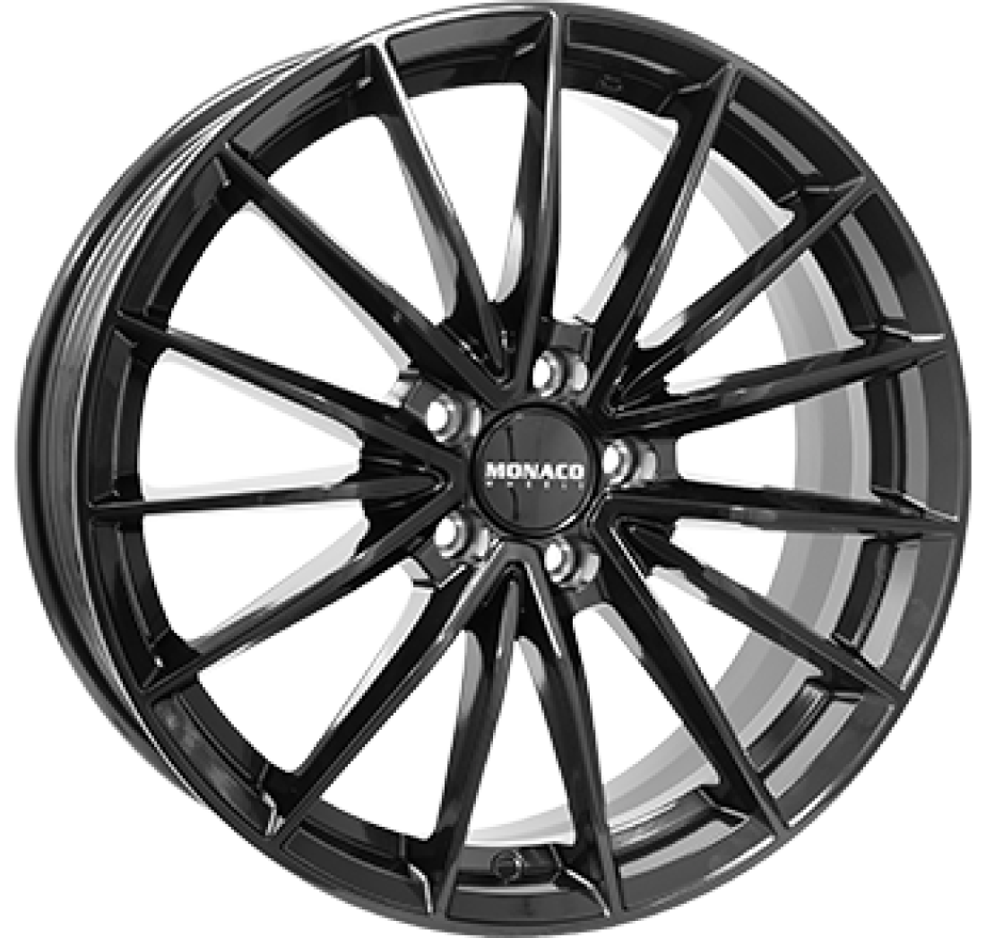 8,0X20 MONACO WHEELS GP14 5/112   ET45 CH66,6 8,0 20 45 5X112 MONACO WHEELS 66,6 Gloss Black