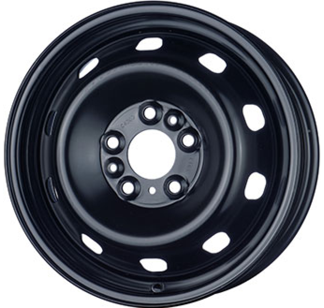 6,0X16 MW STEEL 16208 5/118 ET68 71,1 Black