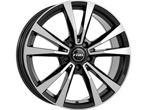 8,0X19 RIAL M12 5/112   ET20 CH66,6 8,0 19 20 5X112 RIAL 66,6 Gloss Black / Polished