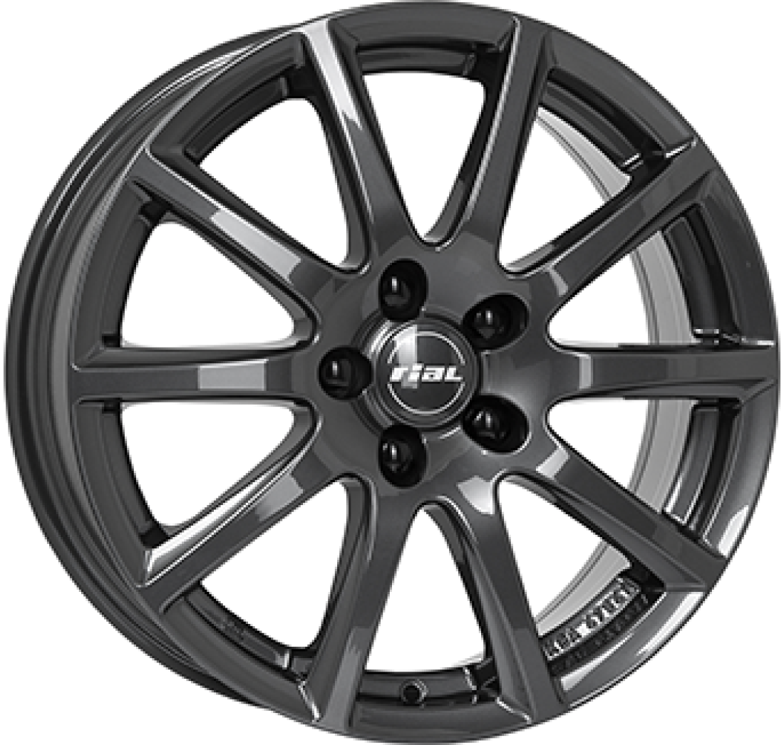 6,0X15 RIAL MILANO 4/100   ET45 CH63,3 Titanium