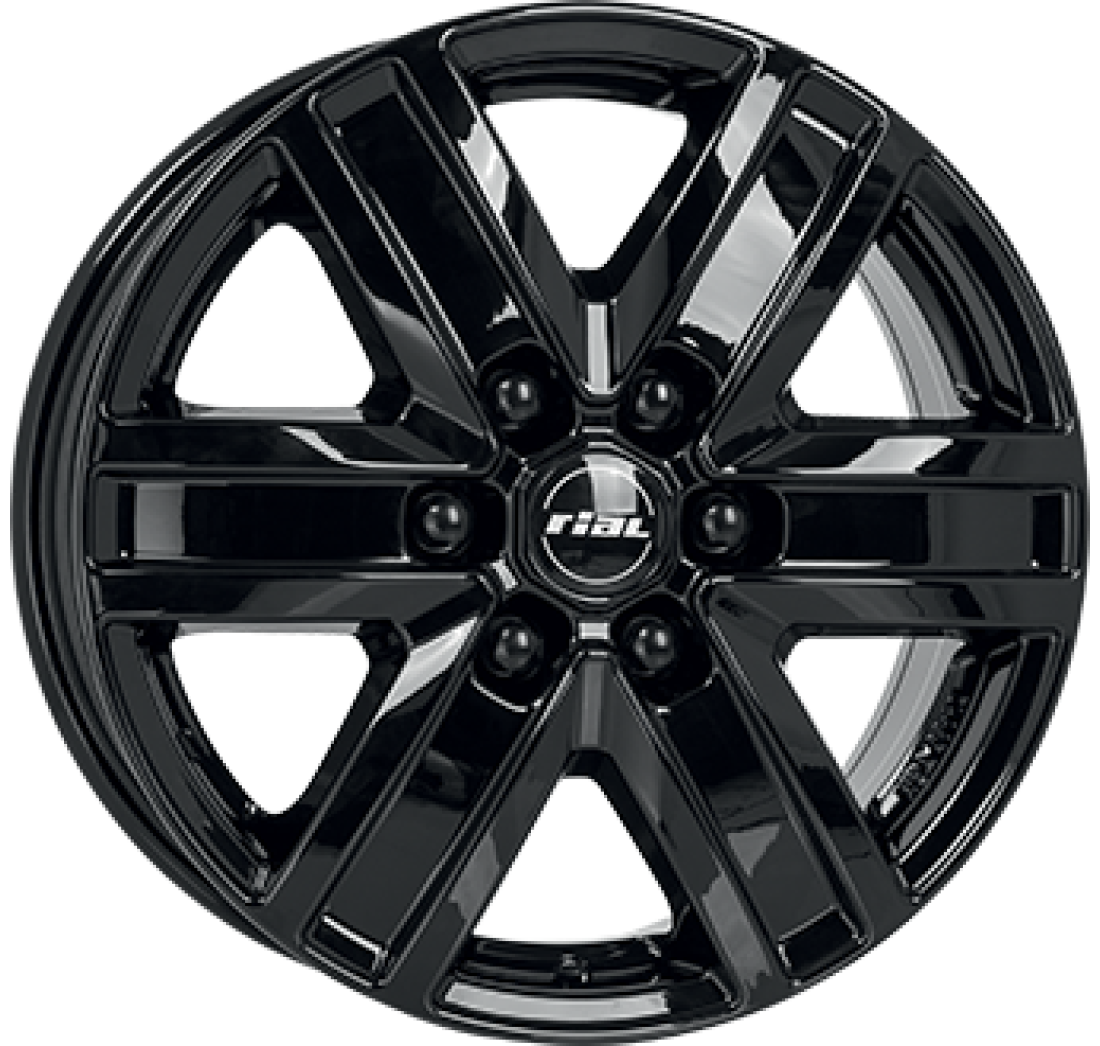 6,5X16  RIAL TRANSPORTER 6  6/120 ET50 CH74,6 Gloss Black