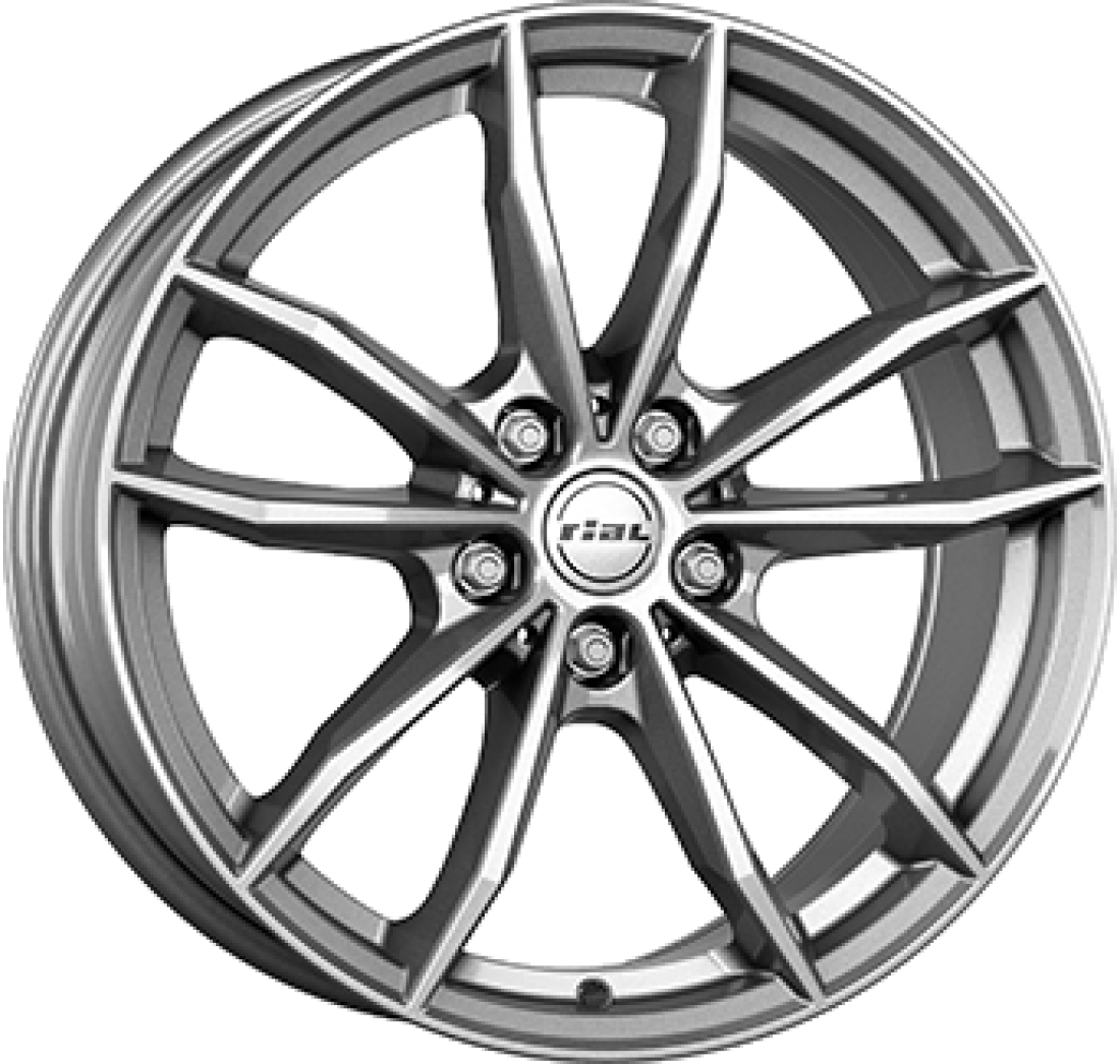 8,0X19 RIAL X12 5/112   ET30 CH66,6 Gloss Gray