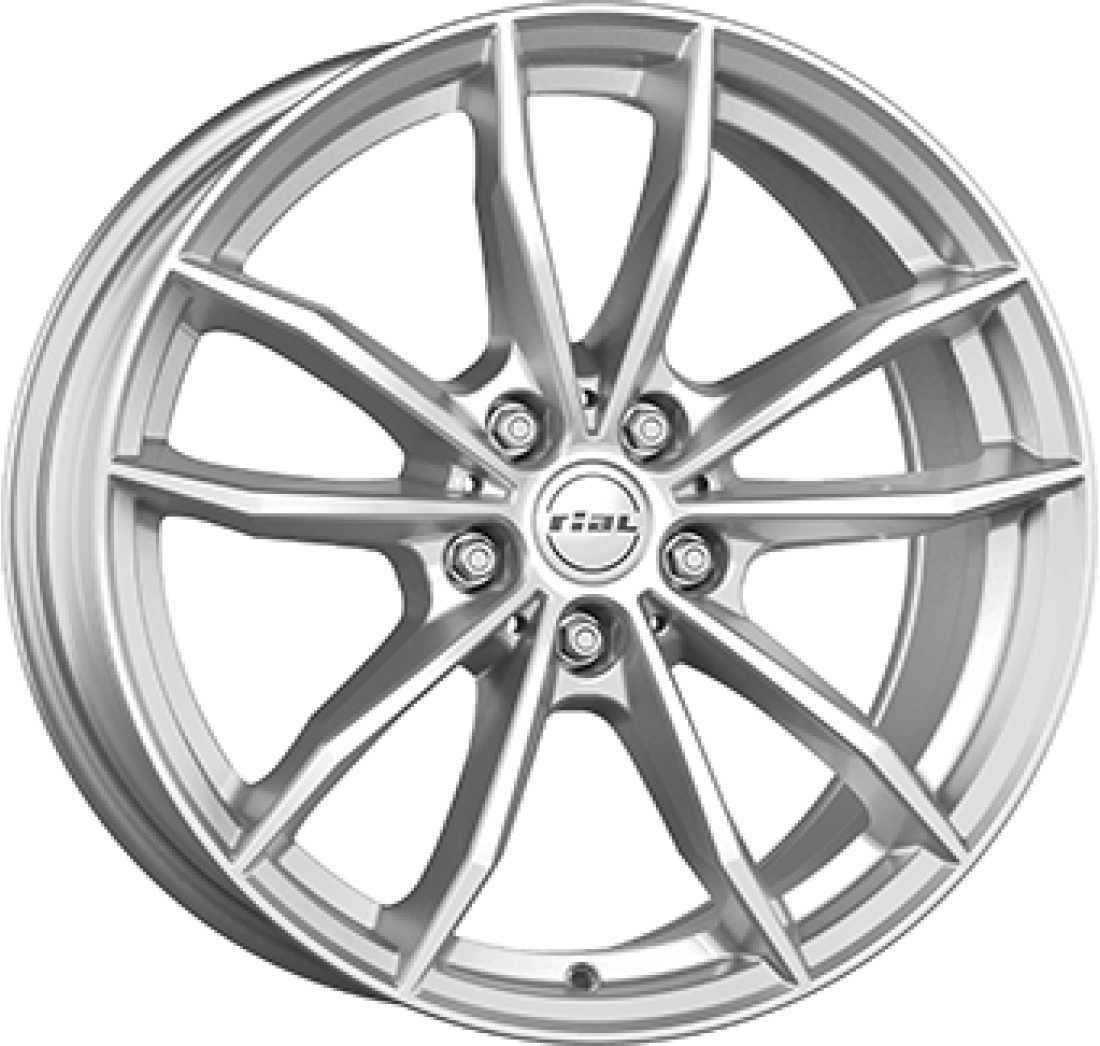 9,0X20 RIAL X12X 5/112   ET33 CH66,4 9,0 20 5X112 33 RIAL CB66.4 Silver
