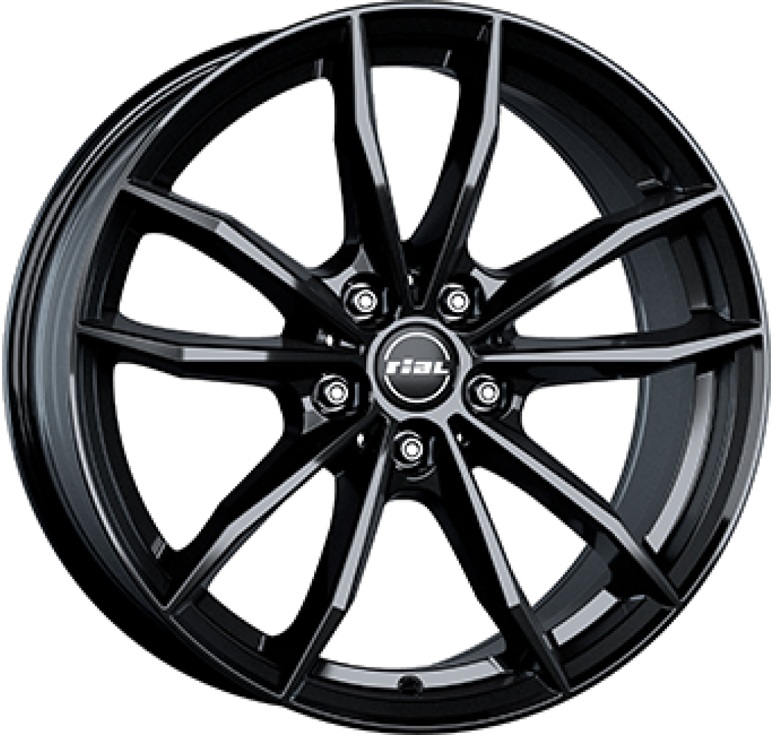 7,5X17 RIAL X12 5/112   ET52 CH66,6 Gloss Black