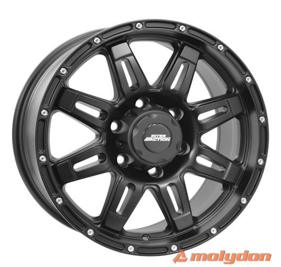 8,0X17 IA GRABBER 6/139,7 ET25 CH110,1 8,0 17 25 6X139 INTER ACTION 110,1 Dull Black