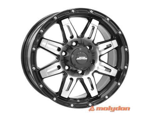 8,0X17 IA GRABBER 6/139,7 ET25 CH110,1 8,0 17 25 6X139 INTER ACTION 110,1 Black / Polished