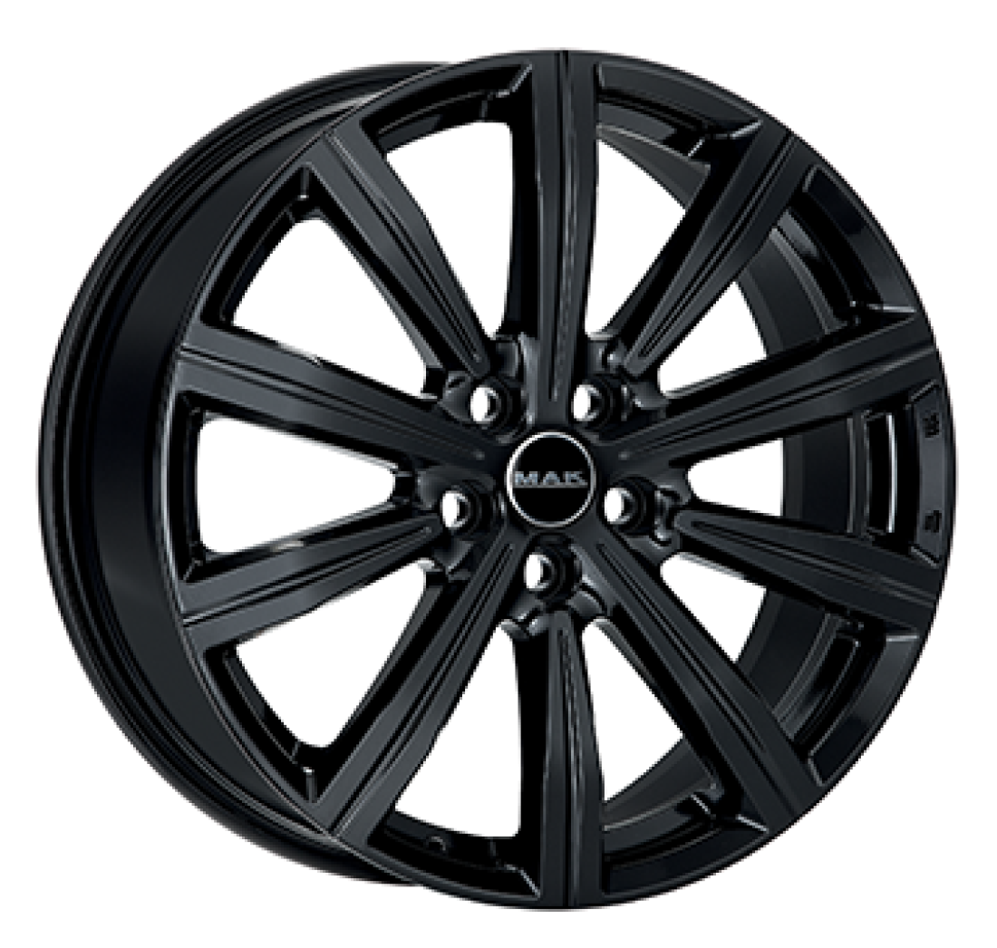 9,0X22 MAK BIRMINGHAM 5/108   ET45 CH63,4 Gloss Black