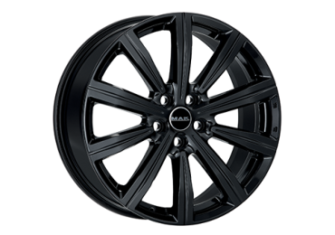9,0X22 MAK BIRMINGHAM 5/108   ET45 CH63,4 Gloss Black