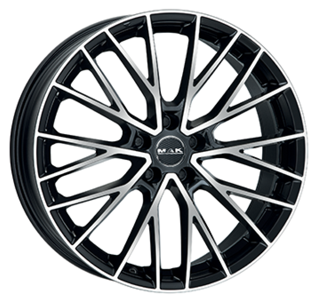 10,0X23 MAK SPECIALE 5/112   ET30 CH66,45 Gloss Black / Polished