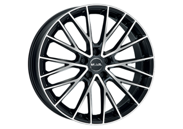 10,0X23 MAK SPECIALE 5/112   ET30 CH66,45 Gloss Black / Polished