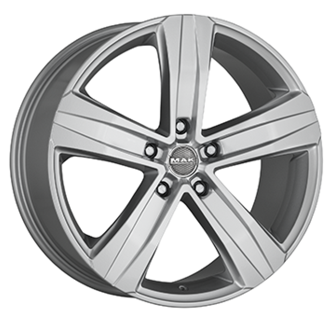 6,5X15 MAK STONE 5 5/118   ET65 CH71,1 6,5 15 65 5X118 MAK 71,1 Silver