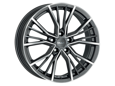 8,0X18 MAK UNION 5/112   ET42 CH57,1 8,0 18 42 5X112 MAK 57,1 Gunmetal / Polished