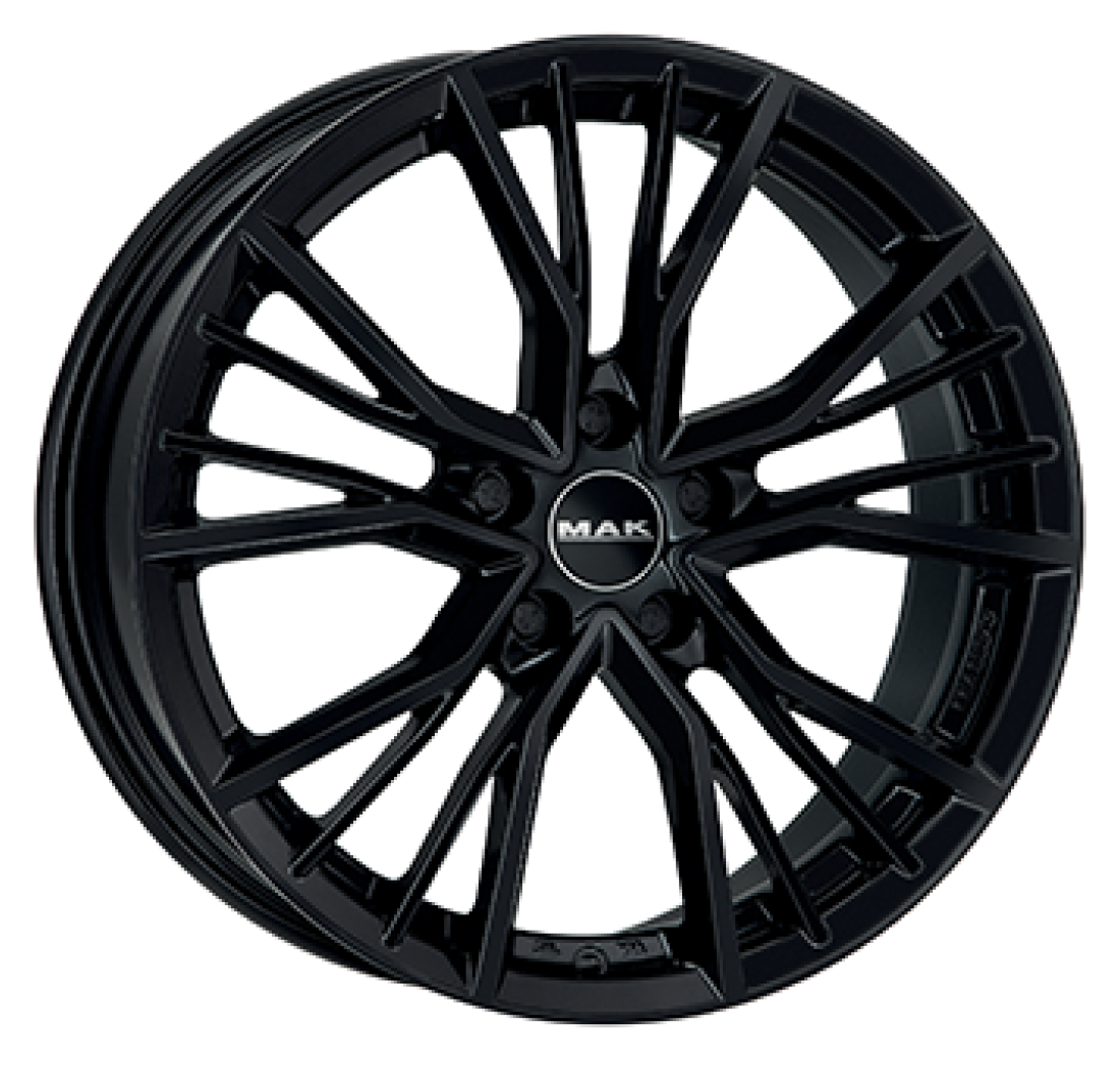 9,0X20 MAK UNION 5/112   ET38 CH66,45 9,0 20 38 5X112 MAK 66,4 Gloss Black