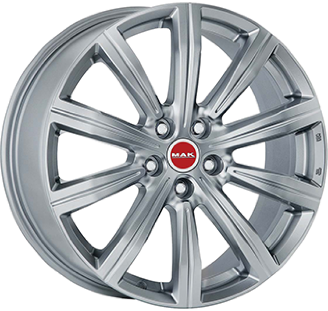 9,5X22 MAK BIRMINGHAM 5/112   ET31 CH66,45 Silver