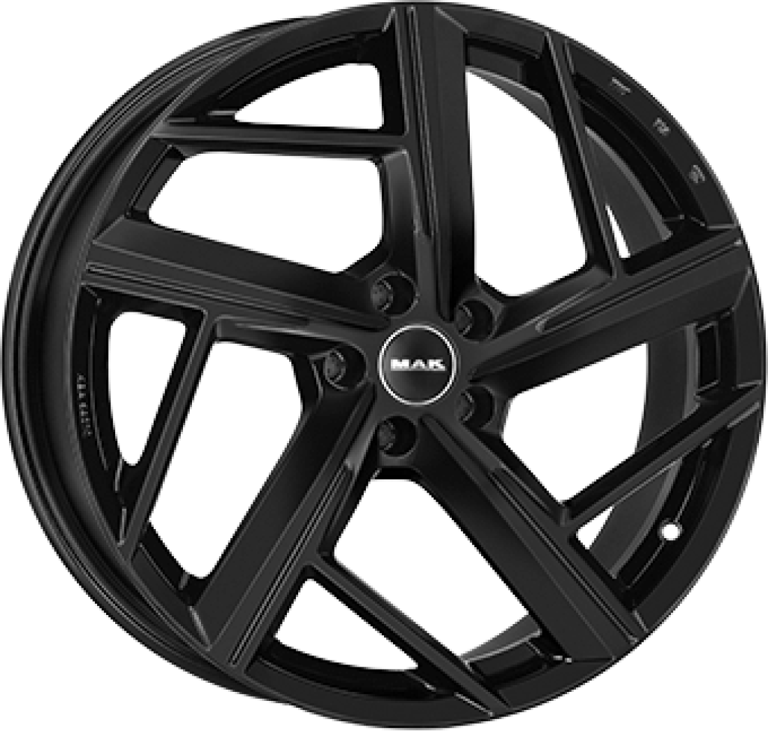 8,5X20 MAK QVATTRO 5/112   ET38 CH66,4 8,5 20 38 5X112 MAK 66,4 Gloss Black