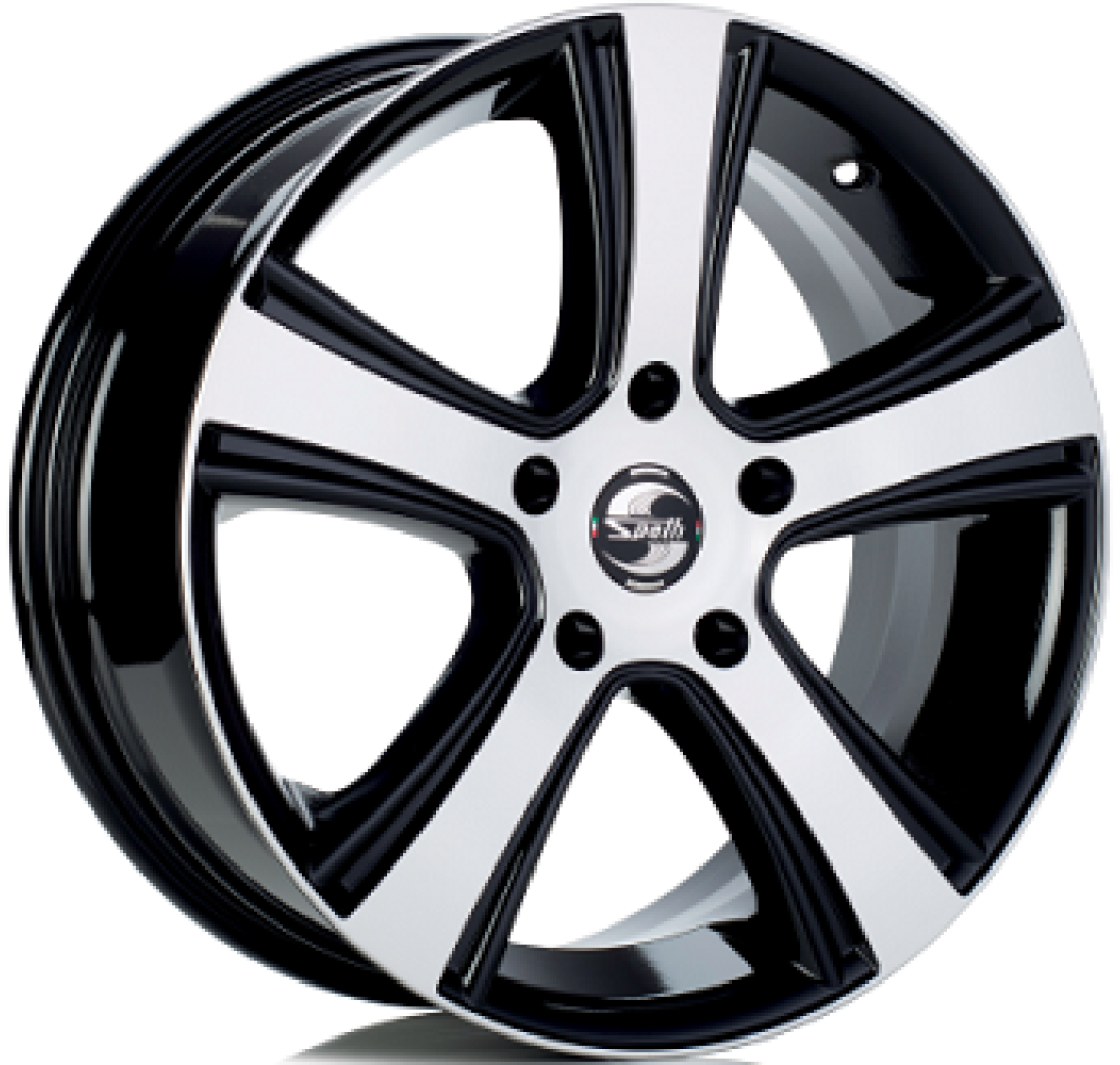 7,0X17 SPATH SP23H 5/112 ET30 CH66,6 7,0 17 5X112 30 SPATH CB66.6 Gloss Black / Polished