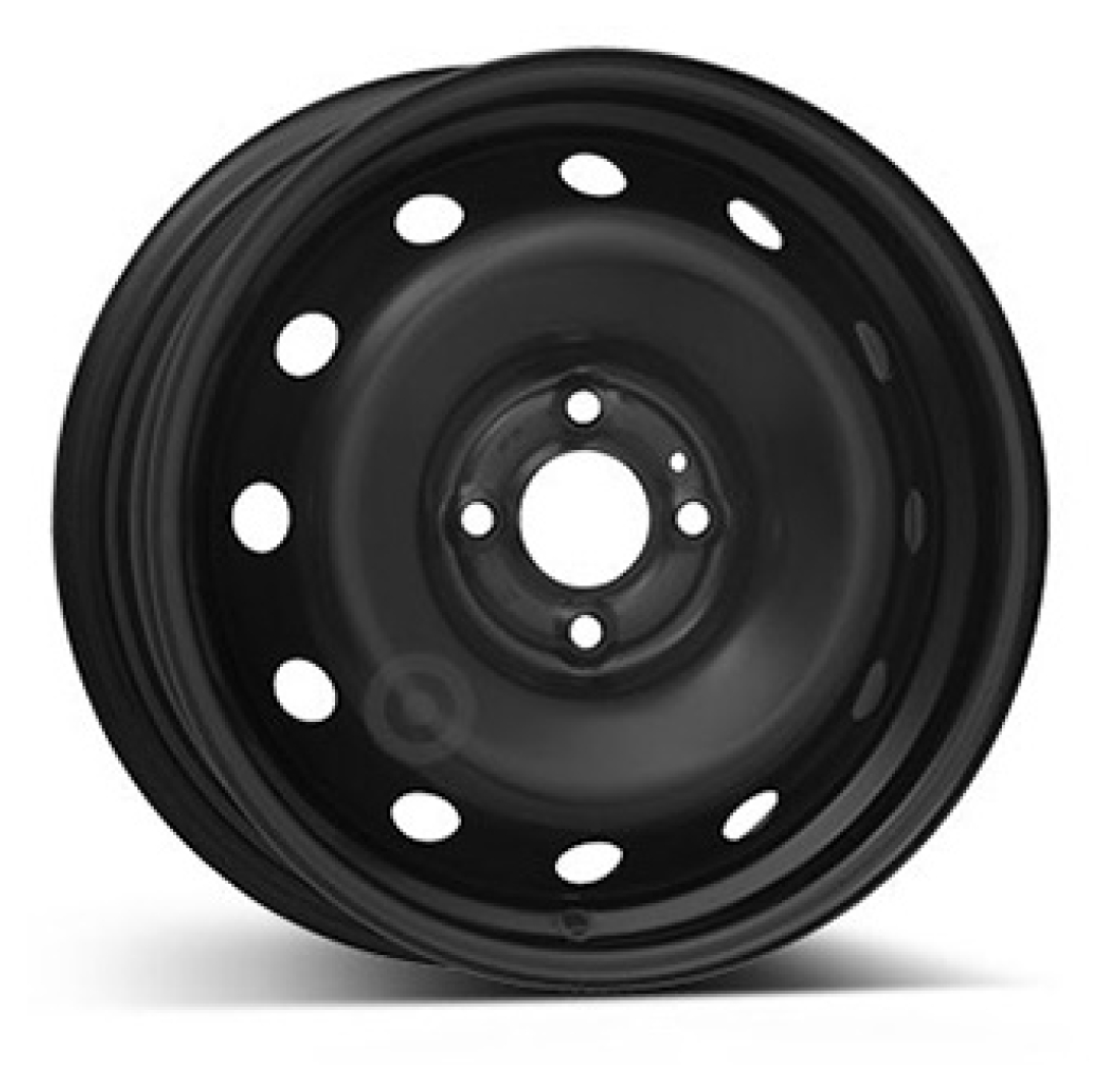 6,0X15 STEEL WHEEL 4130 4/100   ET50 CH60,1 Black