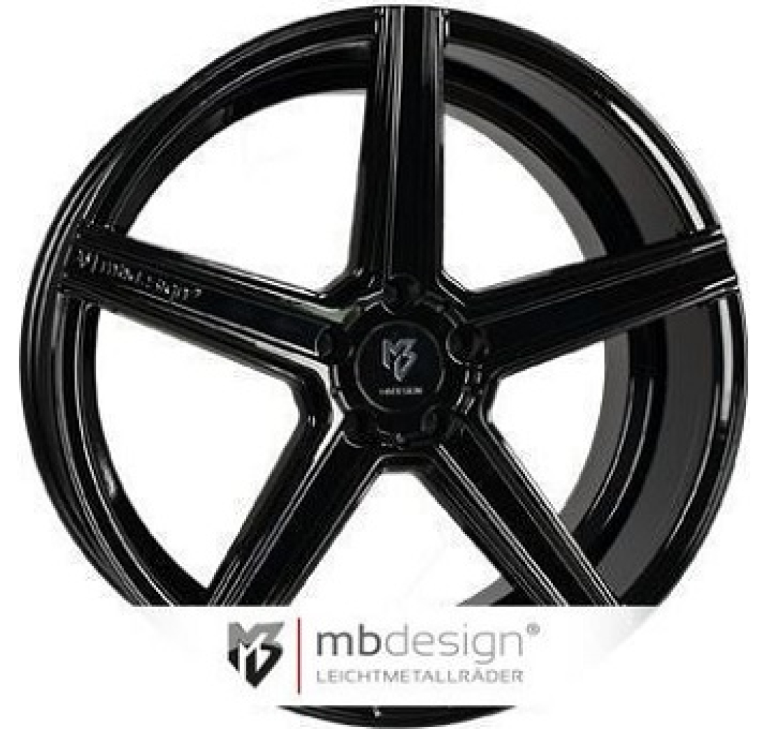 9,5X19 MB DESIGN KV1D 5/112 ET45 CH75,1 Gloss Black