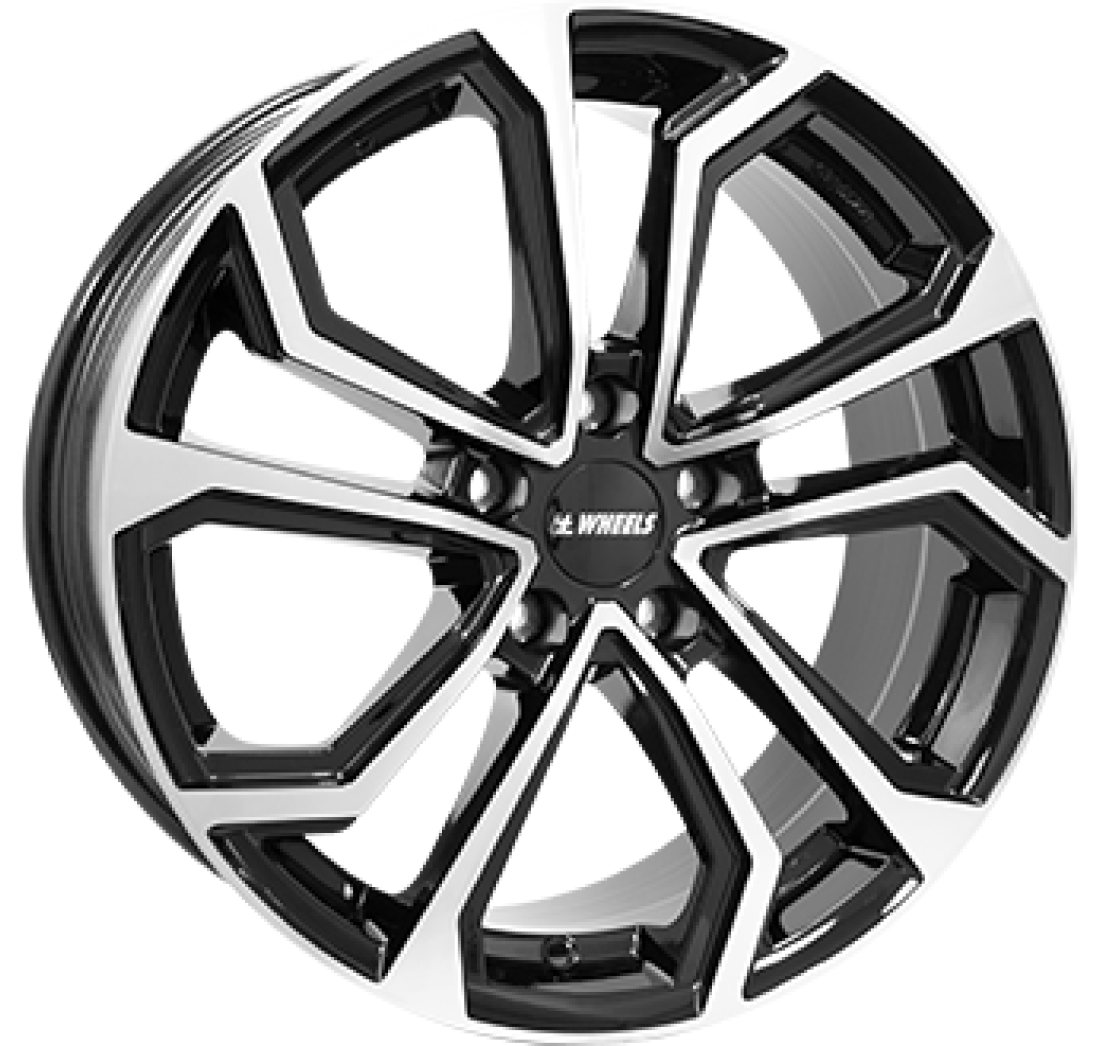 8,0X19 IT WHEELS ELLA 5X114,3 ET45 CH73,1 8,0 19 45 5X114 IT WHEELS 73,1 Gloss Black / Polished