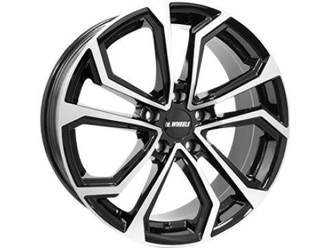 8,0X18 IT WHEELS ELLA 5/108   ET45 CH73,1 8,0 18 45 5X108 IT WHEELS 73,1 Gloss Black / Polished