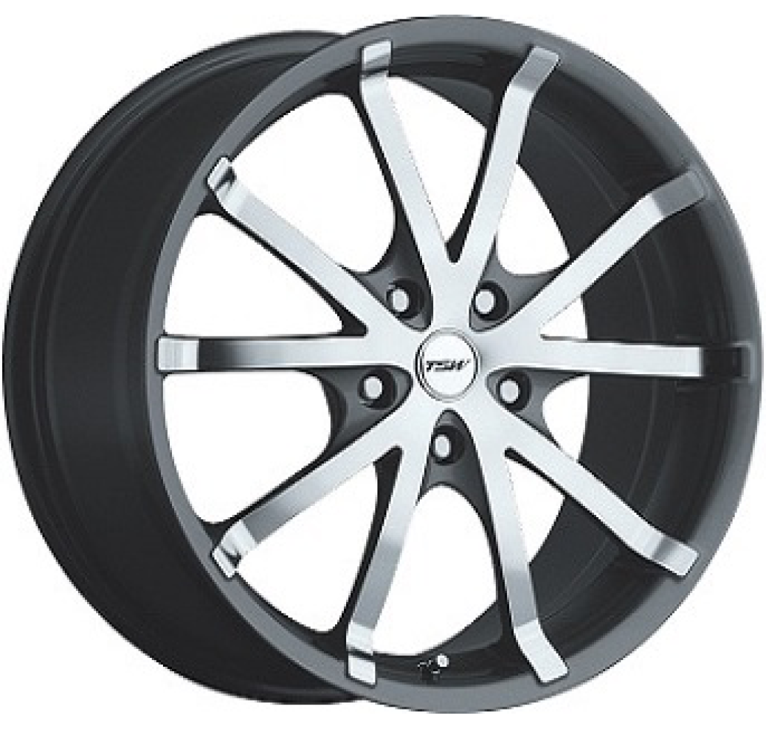 8,0X19 TSW ROCKET 5 5/114,3 ET40 CH76,1 8,0 19 40 5X114 TSW 76,1 Gloss Black / Polished