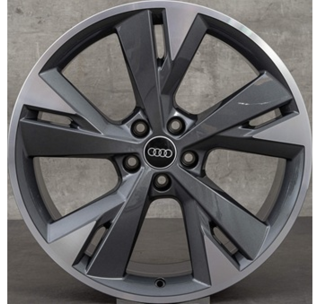 8,0X20 AUDI LM 5/112 ET45 CH57,1 DEMO!!! Anthracite / Polish