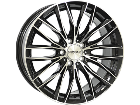8,0X18 MONACO GP2 5/112   ET35 CH66,5 8,0 18 35 5X112 MONACO 66,5 Black / Polished