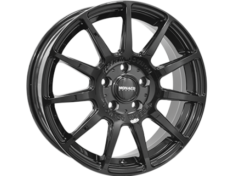 7,0X17 MONACO RALLYE 4/100   ET40 CH73,1 7,0 17 40 4X100 MONACO 73,1 Gloss Black