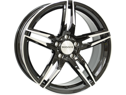 7,5X17 MONACO GRAND PRIX 5/112   ET45 CH66,5 7,5 17 45 5X112 MONACO 66,5 Black / Polished