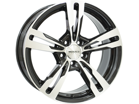 8,0X18 MONACO GP4 5/108   ET45 CH63,4 8,0 18 45 5X108 MONACO 63,4 Black / Polished