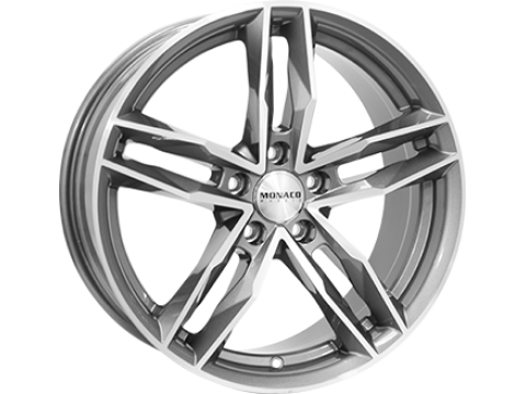 8,0X18 MONACO RR8M 5/112   ET35 CH66,5 8,0 18 35 5X112 MONACO 66,5 Anthracite / Polish