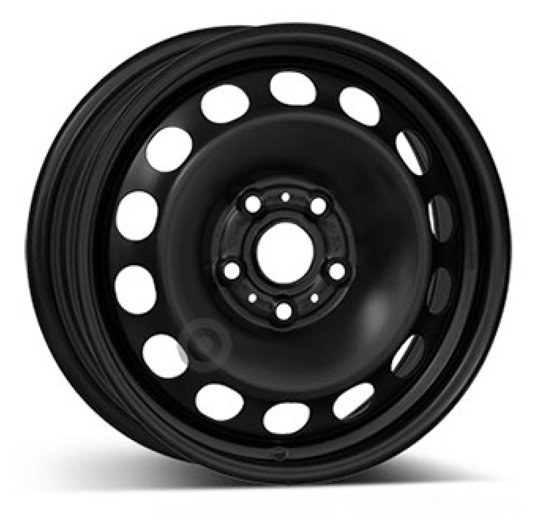 6,0X16 STEEL WHEEL 6665 5/112   ET43 CH57,1 Black
