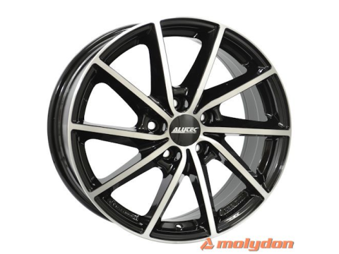 6,0X15 ALUTEC SINGA 4/108   ET23   CH65,1 6,0 15 23 4X108 ALUTEC 65,1 Black / Polished