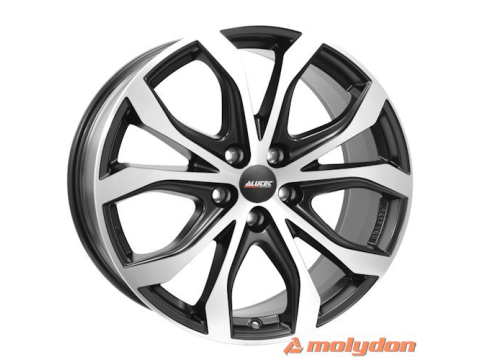 9,0X20 ALUTEC W10 5/120   ET43 CH65,1 9,0 20 43 5X120 ALUTEC 65,1 Dull Black / Polished