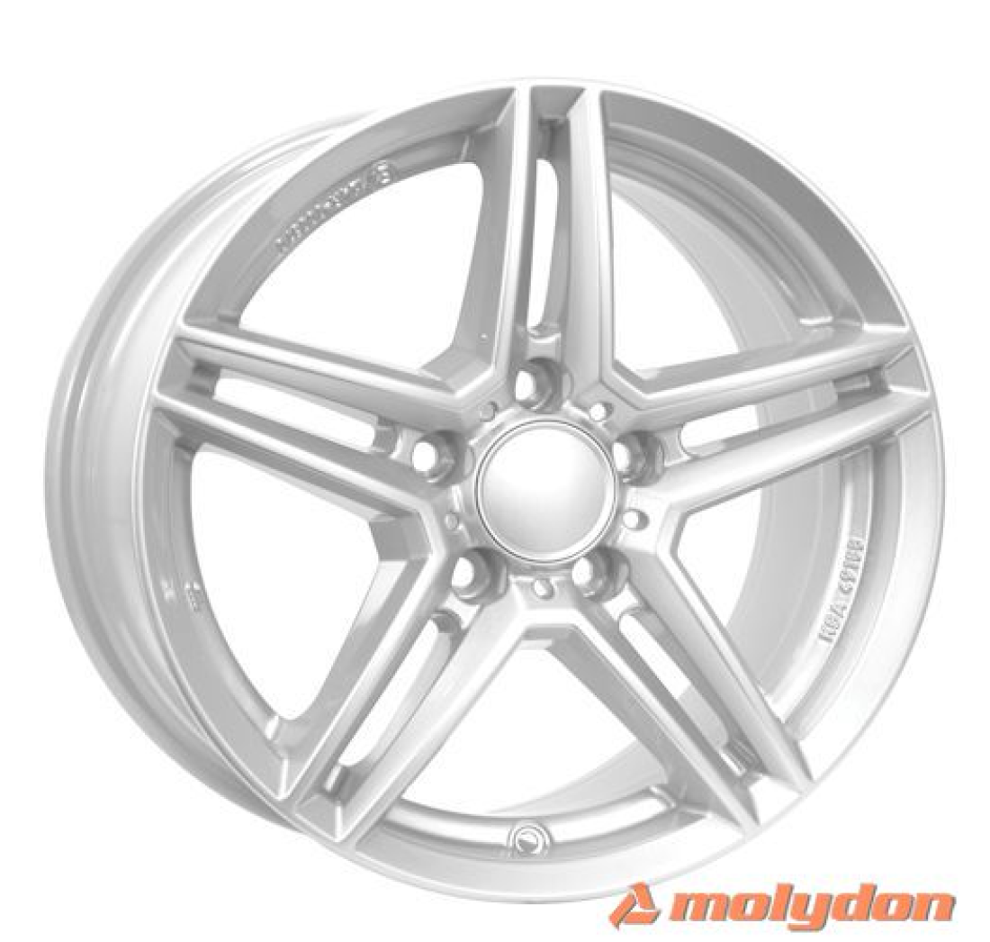 9,5X19 RIAL M10 5/112 ET54 CH66,6 9,5 19 54 5X112 RIAL 66,6 Silver