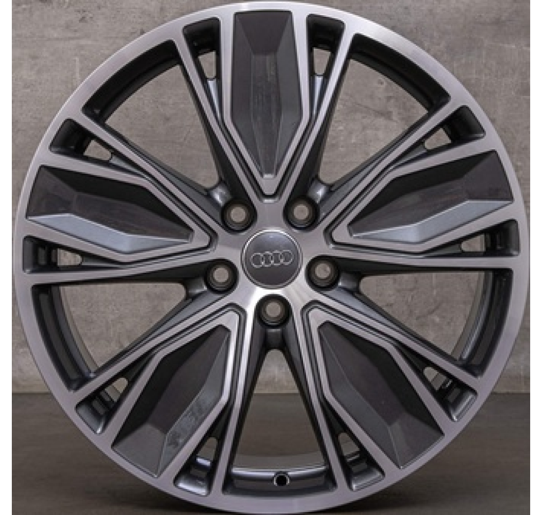 8,0X19 AUDI LM 5/112 ET44 CH66,4 DEMO!!! Anthracite / Polish