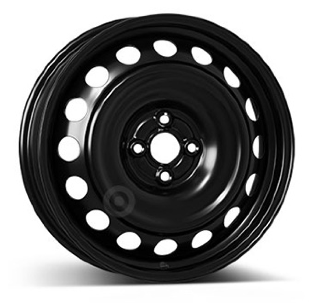 5,0X17 STEEL WHEEL 9616 4/100   ET40 CH54,1 Black