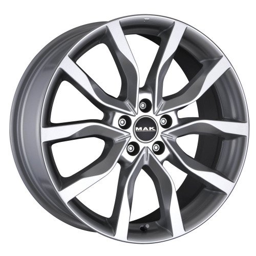 9,5X21 MAK HIGHLANDS 5/120 ET49 CH72,6 Silver 9,5X21 MAK HIGHLANDS 5/120 ET49 CH72,6 Silver