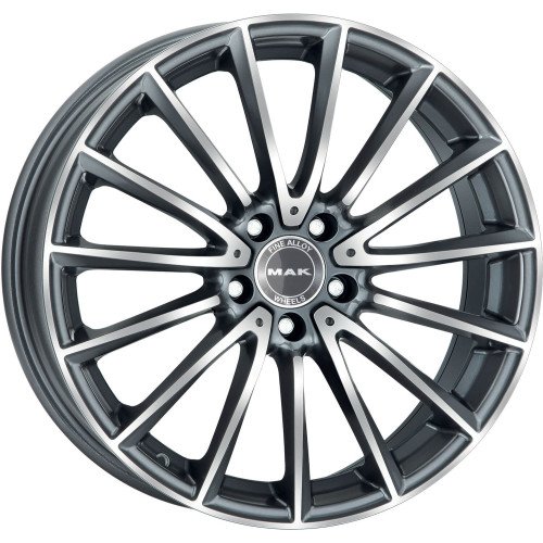 8,0X19 MAK KOMET 5/112 ET33 CH66,6 Gun Met-Mirror Face 8,0X19 MAK KOMET 5/112 ET33 CH66,6 Gun Met-Mirror Face