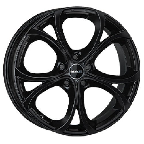 10,0X20 MAK LARIO 5/110 ET34 CH65,1 Gloss Black 10,0X20 MAK LARIO 5/110 ET34 CH65,1 Gloss Black