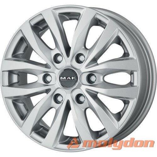 7,0X17 MAK LOAD 5 3 5/160 ET55 CH65,1 Silver 7,0X17 MAK LOAD 5 3 5/160 ET55 CH65,1 Silver