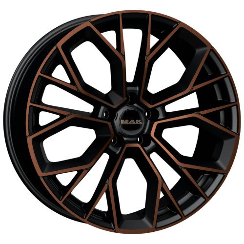 7,5X18 MAK STILO 5/112 ET50 CH76,0 Black & Bronze 7,5X18 MAK STILO 5/112 ET50 CH76,0 Black & Bronze
