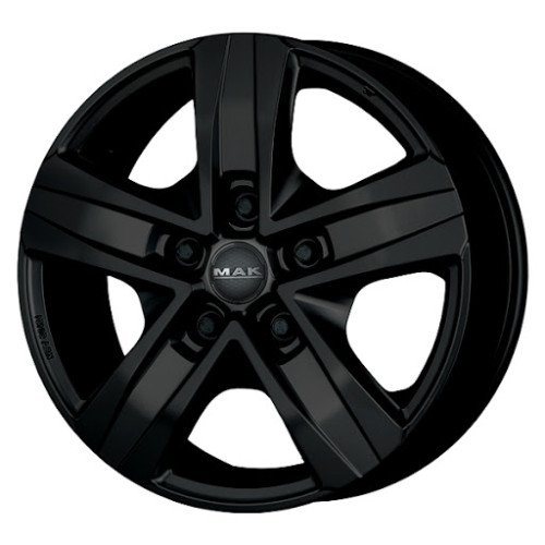 7,5X18 MAK STONE 5 3 5/160 ET50 CH65,1 Gloss Black 7,5X18 MAK STONE 5 3 5/160 ET50 CH65,1 Gloss Black