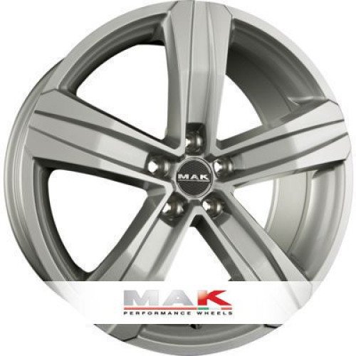 7,5X18 MAK STONE 5 3 5/160 ET50 CH65,1 Silver 7,5X18 MAK STONE 5 3 5/160 ET50 CH65,1 Silver