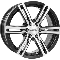 7,5X17 IA KARGIN 6-SP 6/139,7 ET25 CH110,1 Gloss Black / Polished 7,5X17 IA KARGIN 6-SP 6/139,7 ET25 CH110,1 Gloss Black / Polished